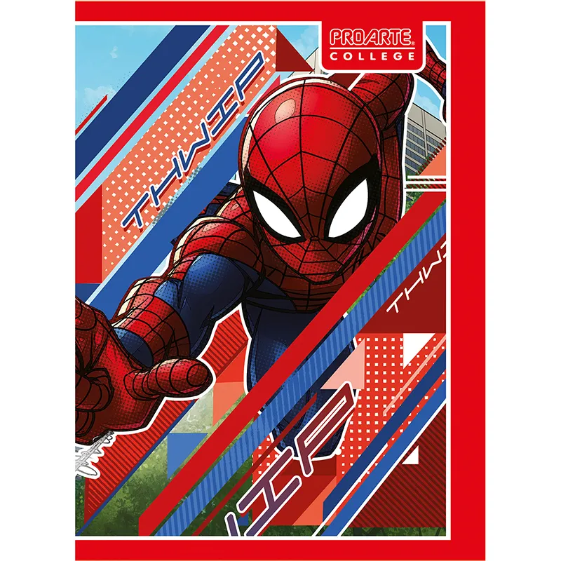 Cuaderno College Spiderman 7mm 80 hojas - Librería Pandora